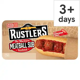 Tesco Rustlers marinara meatball sub 143g offer
