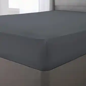 Tesco Silentnight supersoft fitted sheet double charcoal offer