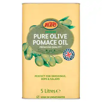 Tesco Ktc olive pomace oil 5 litres offer