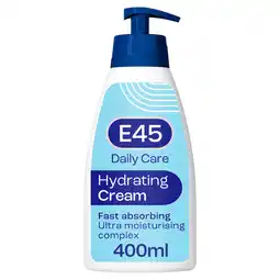 Tesco E45 daily fast absorbing cream 400ml offer