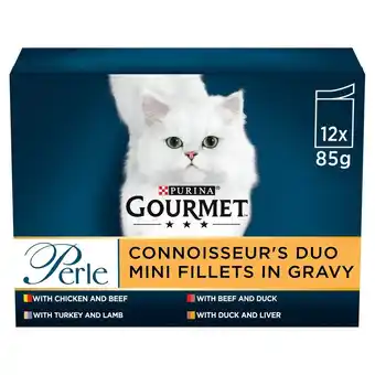 Morrisons Gourmet perle delicate connoisseur's duo wet cat food offer