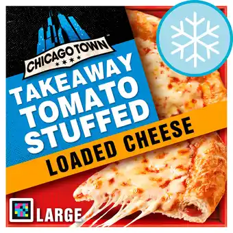 Tesco Chicago town large takeaway cheese pizza 630g offer