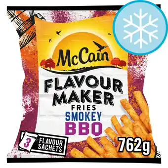 Tesco Mccain flavour maker smokey bbq fries 762g offer