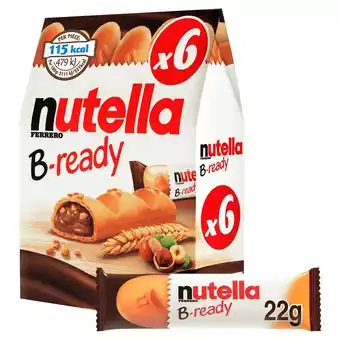 Tesco Nutella b-ready 6 x 22g offer