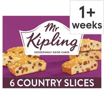 Tesco Mr kipling country slices 6 pack offer