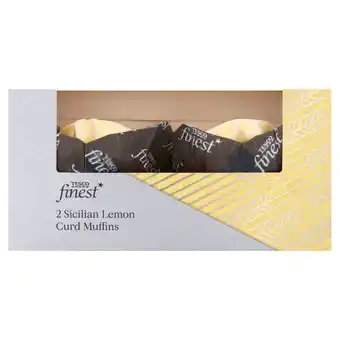 Tesco Tesco finest sicilian lemon curd muffins 2 pack offer
