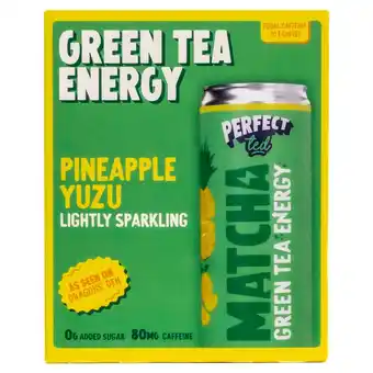 Tesco Perfect ted green tea pineapple yuzu 4x250ml offer