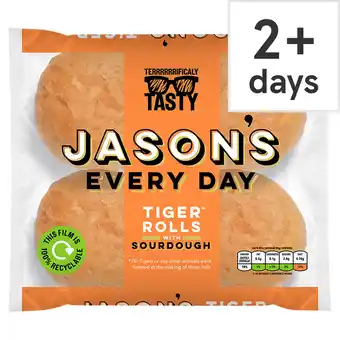 Tesco Jason's 4 everyday tiger rolls 320g offer