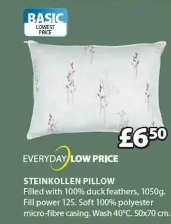 JYSK Steinkollen Pillow 50x70 Cm offer