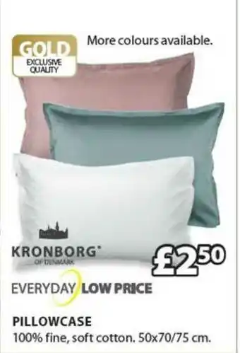 JYSK Pillowcase 50x70-75 Cm offer