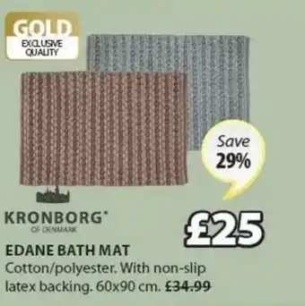 JYSK Edane Bath Mat 60x90 Cm Save 29% offer