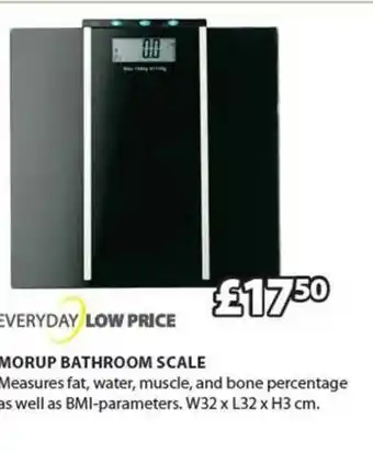 JYSK Morup Bathroom Scale W32 X L32 X H3 Cm offer
