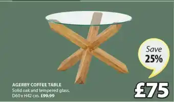 JYSK Agerby Coffee Table D60 X H42 Cm Save 25% offer