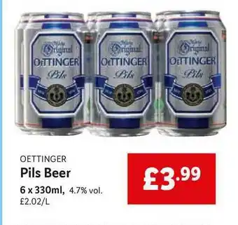 Lidl Pils Beer offer