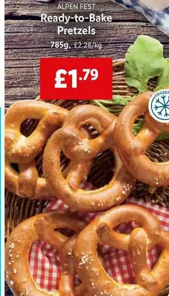 Lidl Readt To Bake Pretzels offer