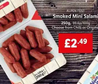 Lidl Smoked Mini Salamin offer