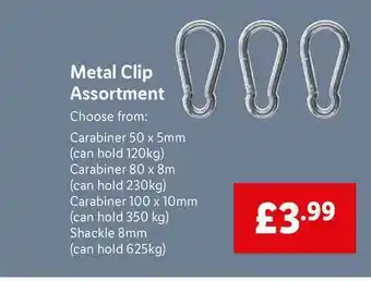Lidl Metal Clip Assortment offer