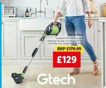 Lidl Gtech Pro 2 Stick Vacuum offer