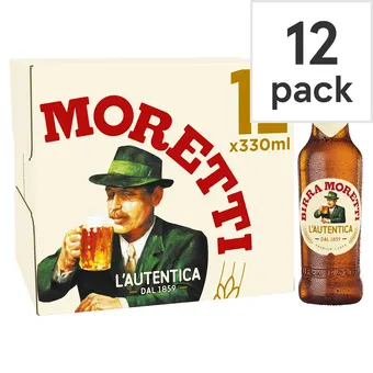Tesco Birra moretti lager beer 12x330ml offer