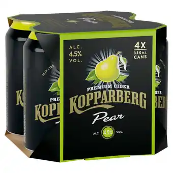 Tesco Kopparberg pear 4 x 330ml offer