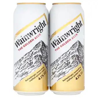 Tesco Wainwright the golden beer 4 x 500ml offer
