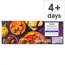 Tesco Tesco chicken tikka masala & chicken jalfrezi meal for two 1.197kg offer