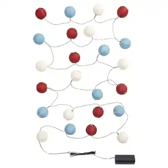IKEA Sommarlånke led lighting chain with 24 lights, outdoor battery-operated/decoration multicolour offer