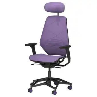 IKEA Styrspel gaming chair, purple/black offer