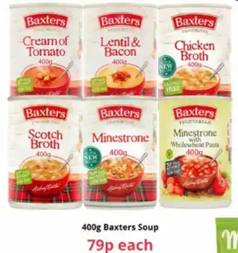 Farmfoods 400g Baxters Soup offer