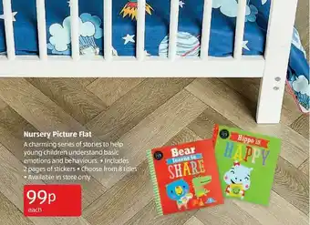 Aldi Nursery Picture Flat offer