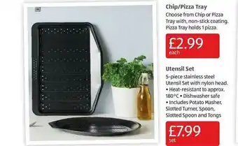 Aldi Chip - Pizza Ray, Utensil Set offer