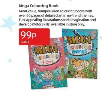 Aldi Mega Colouring Book offer