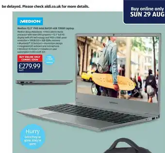 Aldi Medion 13.3 offer
