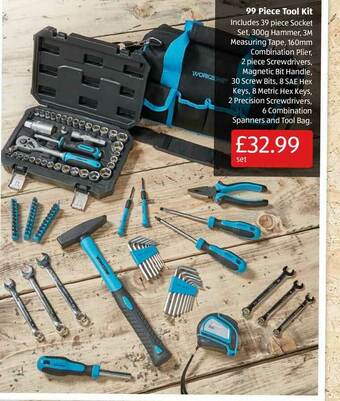 Aldi 99 Piece Tool Kit offer