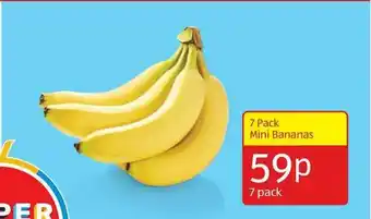 Aldi 7 Pack Mini Bananas offer