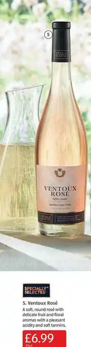 Aldi Ventoux Rosé offer