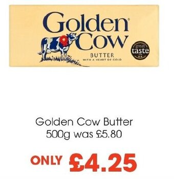Centra Golden Cow Butter 500g offer