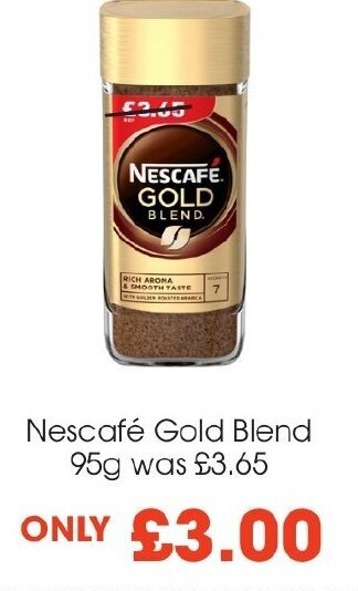 Centra Nescafé Gold Blend 95g offer