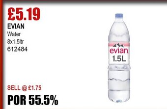 Bestway EVIAN Water 8x1.5ltr offer