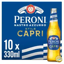 Morrisons Peroni nastro azzuro stile capri beer lager bottles offer