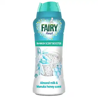 Tesco Fairy fresh in wash scent booster almond & honey 570g offer