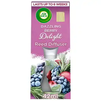 Tesco Air wick essential oils reed diffuser dazzling berry delight 42ml offer