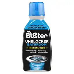 Tesco Buster bathroom plug unblocker 300ml offer