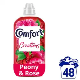 Tesco Comfort creations peony & rose fabric conditioner 48w 1440ml offer