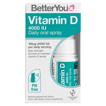 Tesco Better you vitamin d 4000iu daily oral spray 15ml offer