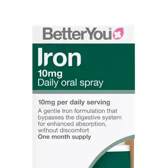 Tesco Better you iron 10mg oral spray 25ml offer