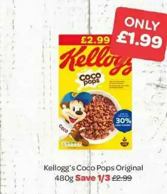Spar Kellogg's Coco Pops Original 480g offer
