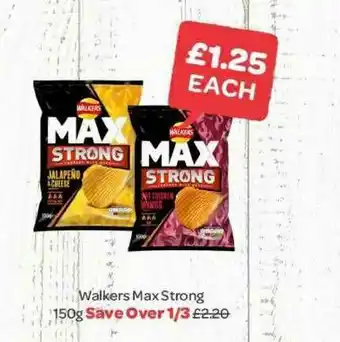 Spar Walkers Max Strong 150g offer