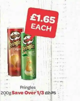 Spar Pringles 200g offer