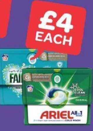 Spar Ariel/Fairy Pods 13's Special Offer offer